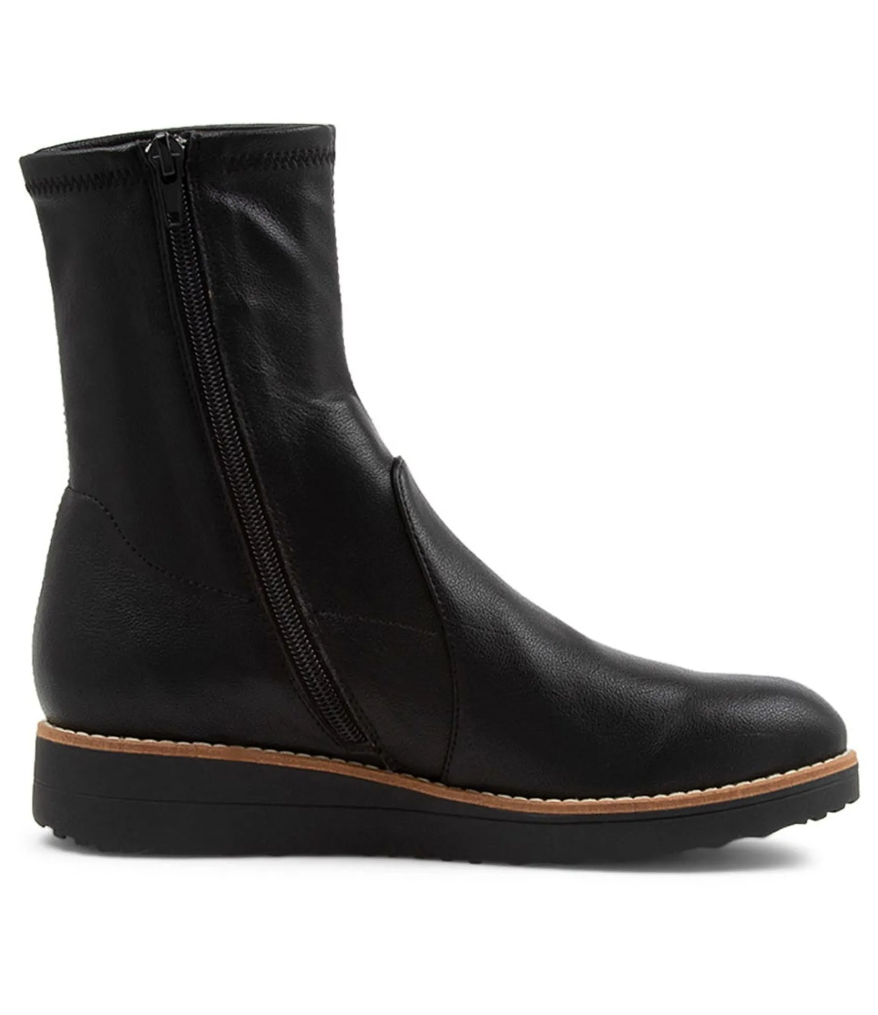 Cheap Midas Shoes Oamar Black Stretch Ankle Boots Bs