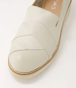 Sale Midas Shoes Omalia Almond Leather Flat Shoes