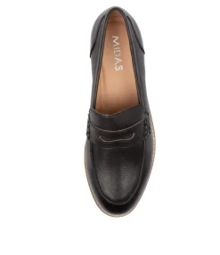 Discount Midas Shoes Ontre Black Leather