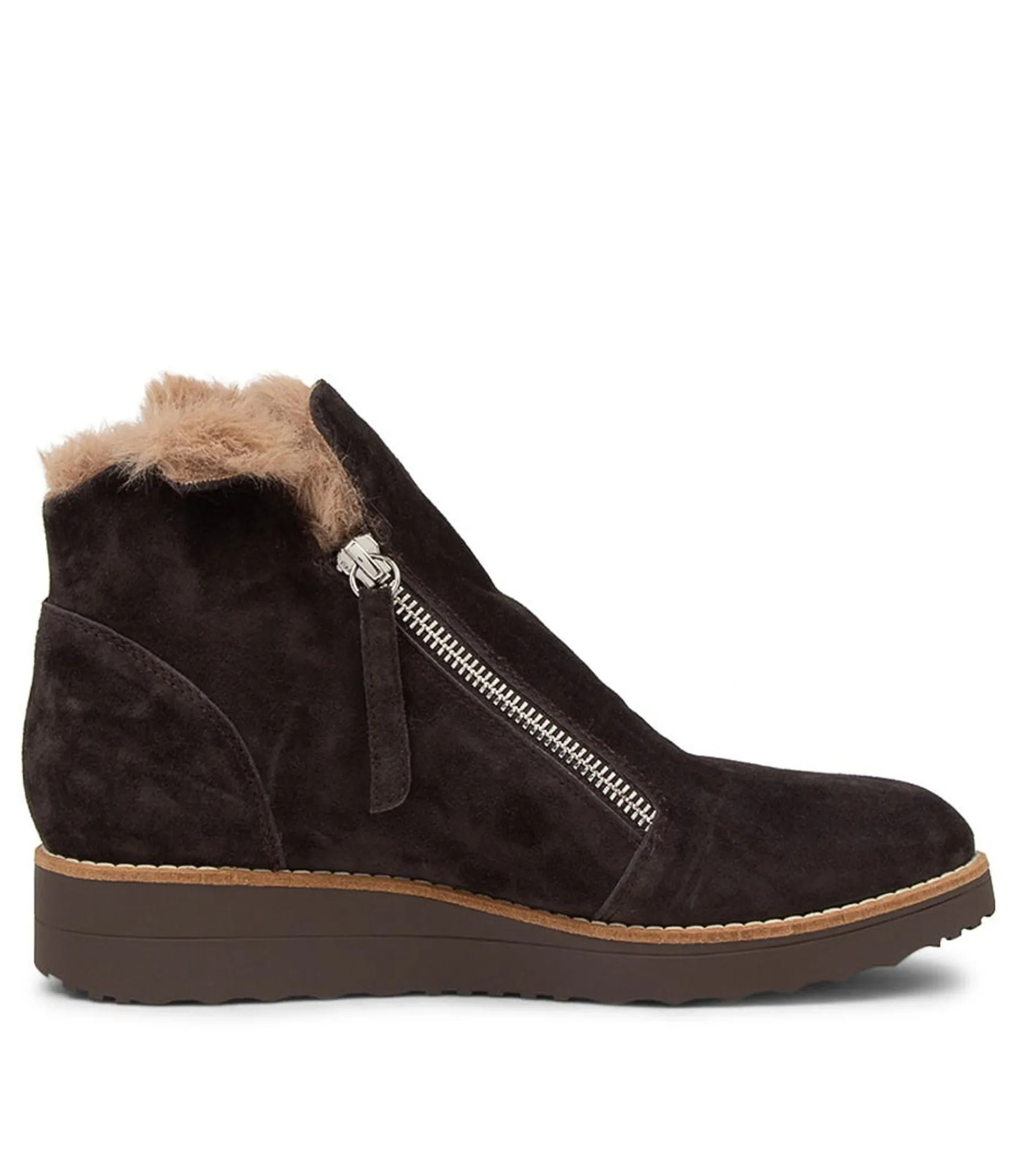 Cheap Midas Shoes Opelle Cocoa Taupe Suede Ankle Boots