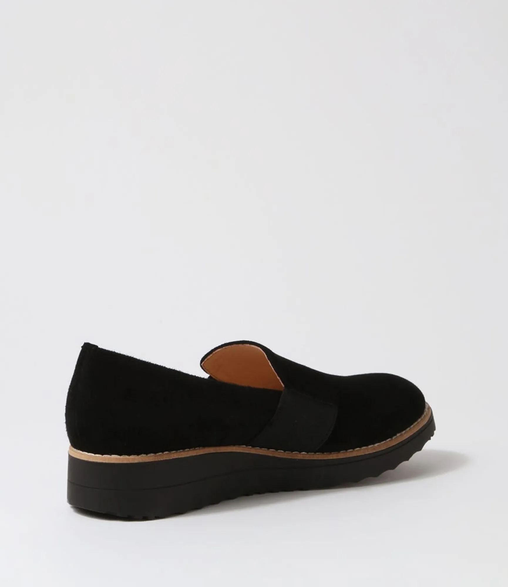 Sale Midas Shoes Orad Black Suede Loafers