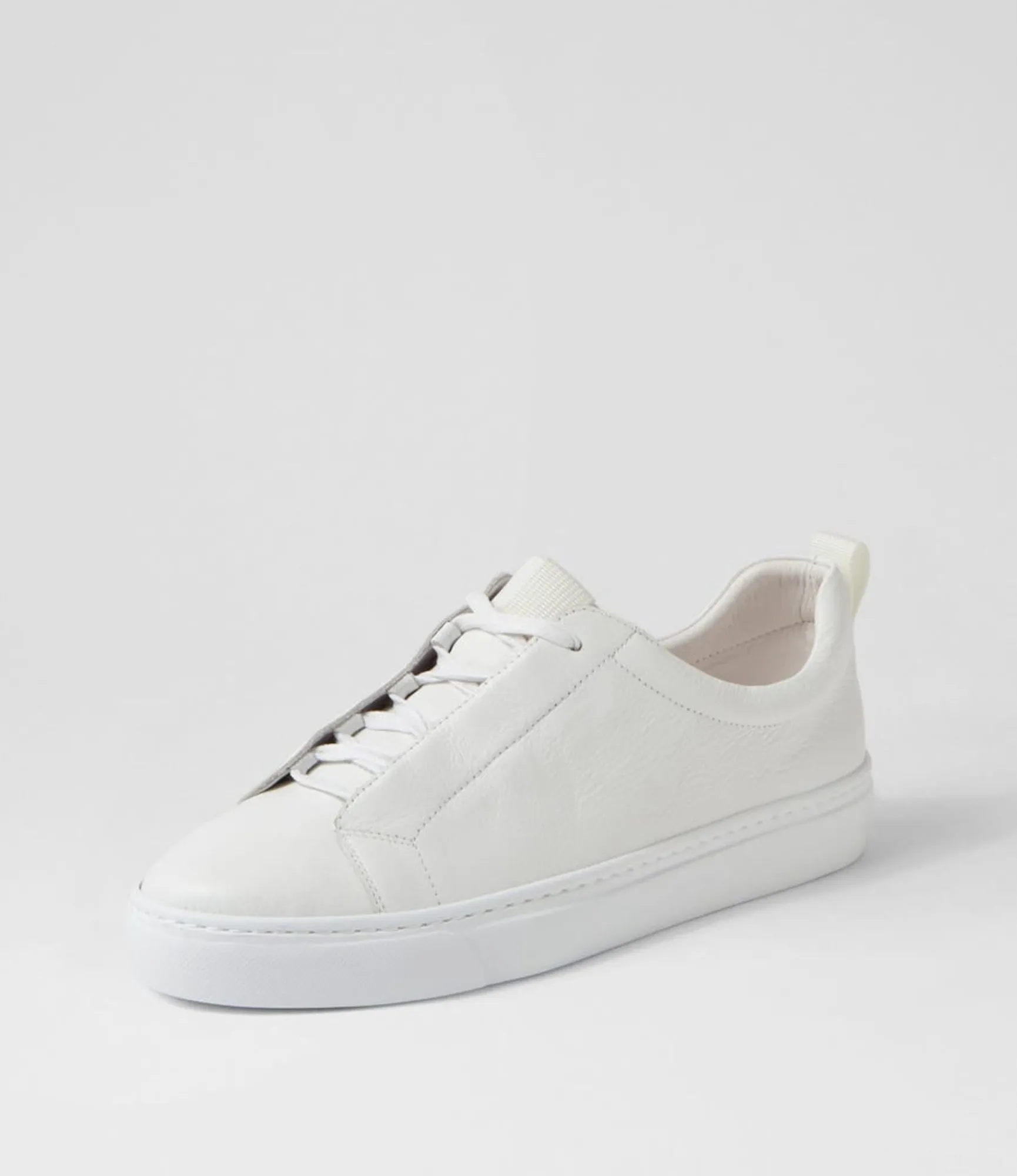 Sale Midas Shoes Osho White Leather Sneakers