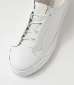 Sale Midas Shoes Osho White Leather Sneakers