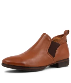 Best Midas Shoes Oswald Cognac Leather Chelsea Boots