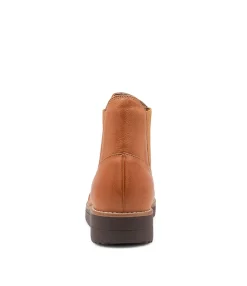 Outlet Midas Shoes Ozeke Dark Tan Leather Chelsea Boots Cs