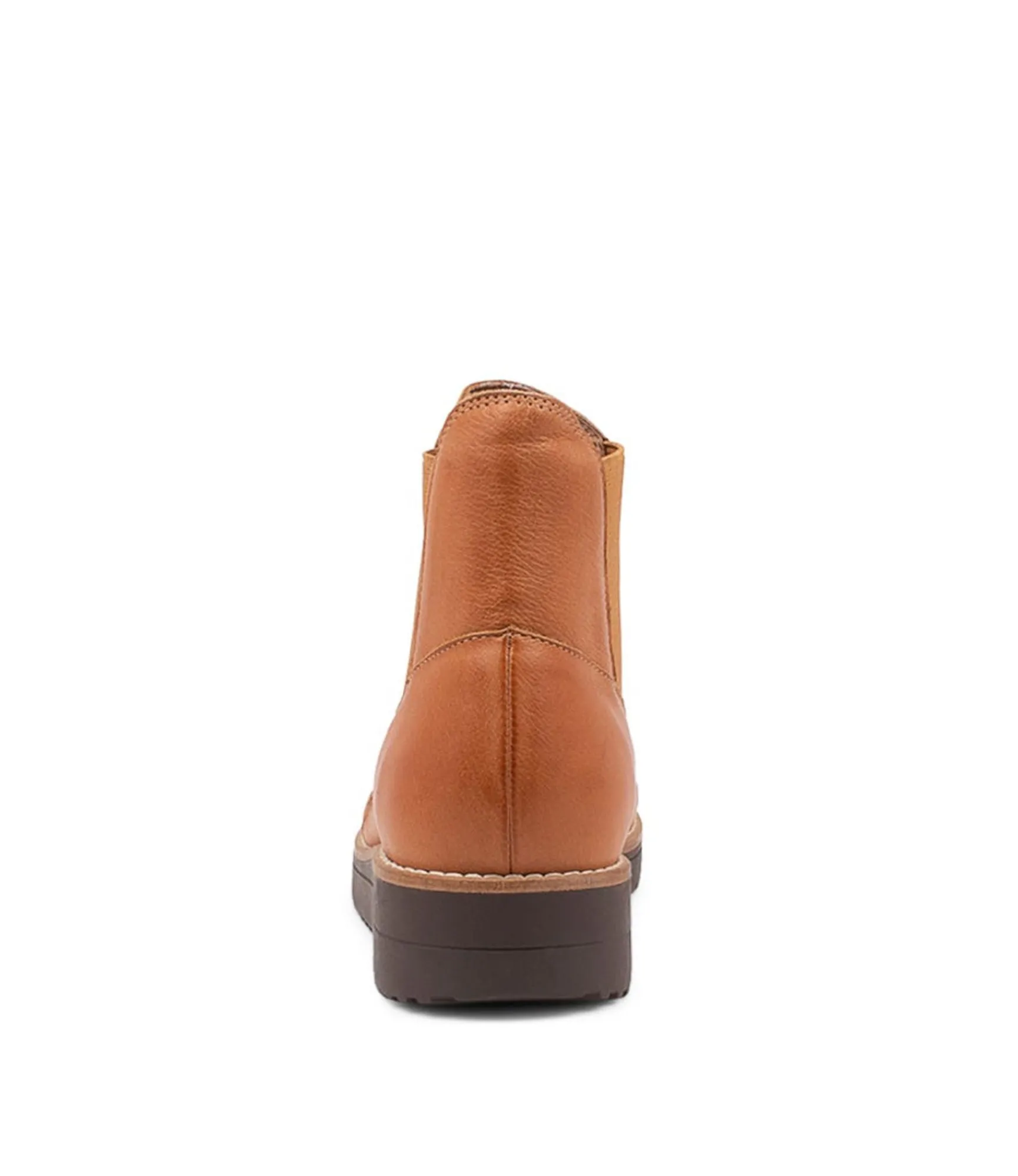 Outlet Midas Shoes Ozeke Dark Tan Leather Chelsea Boots Cs