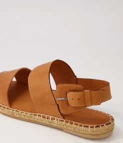 Clearance Midas Shoes Paisli Tan Leather Sandals