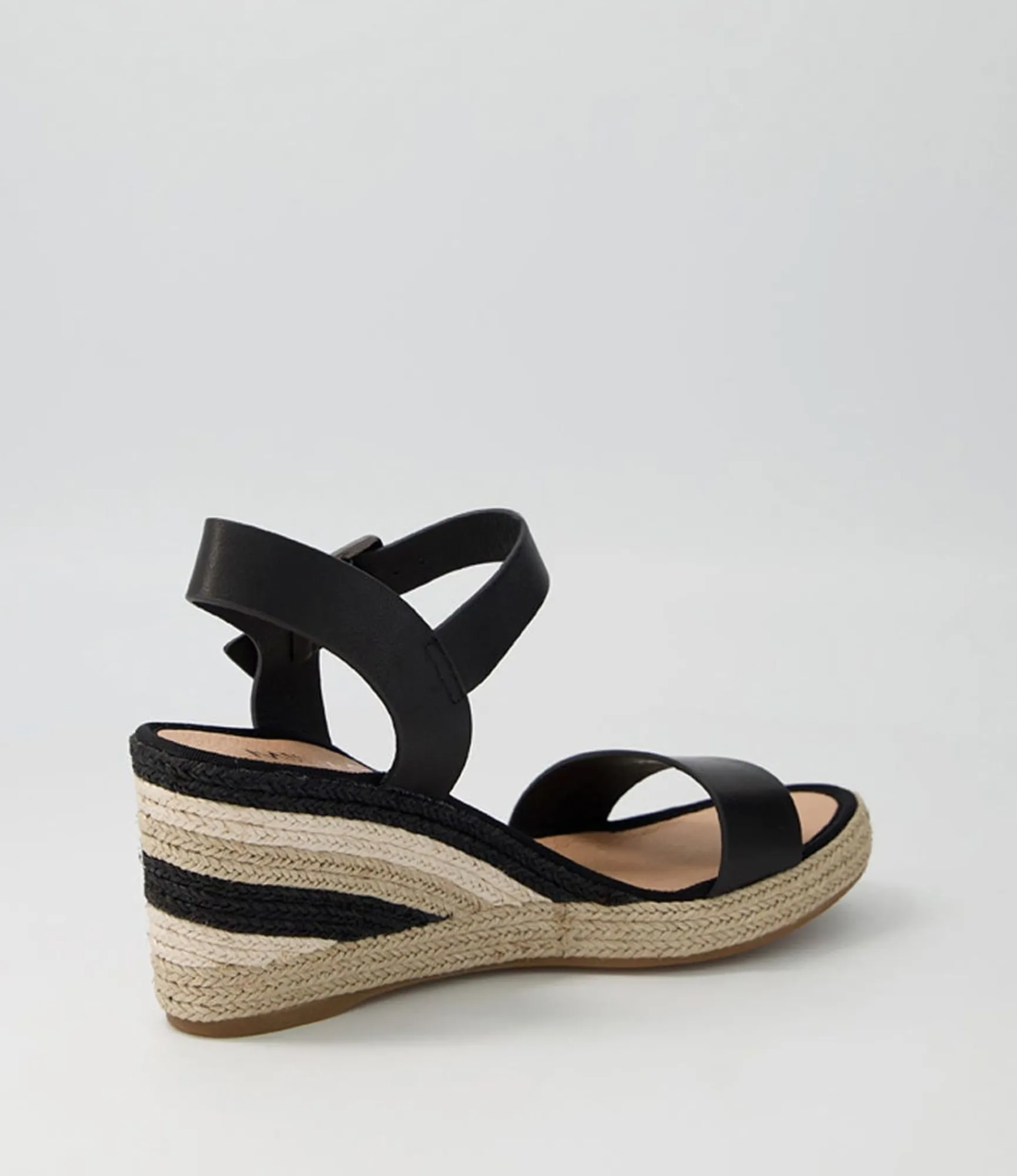 Outlet Midas Shoes Pako Black Multi Leather Espadrilles