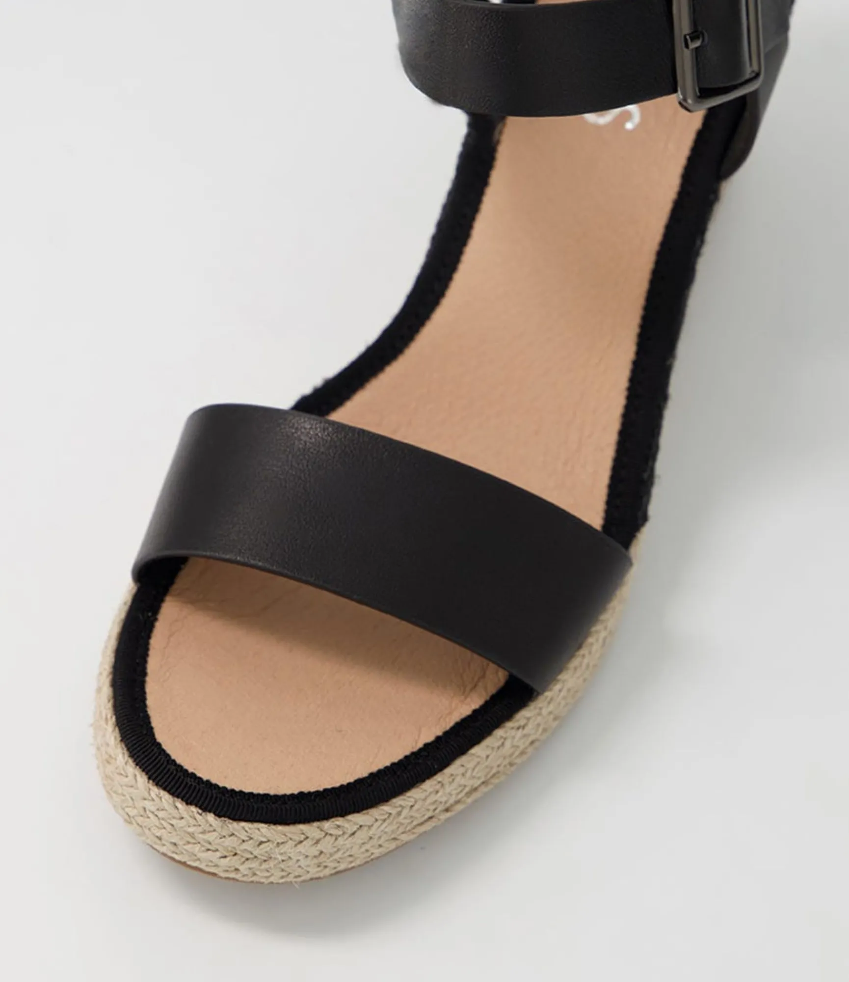Outlet Midas Shoes Pako Black Multi Leather Espadrilles