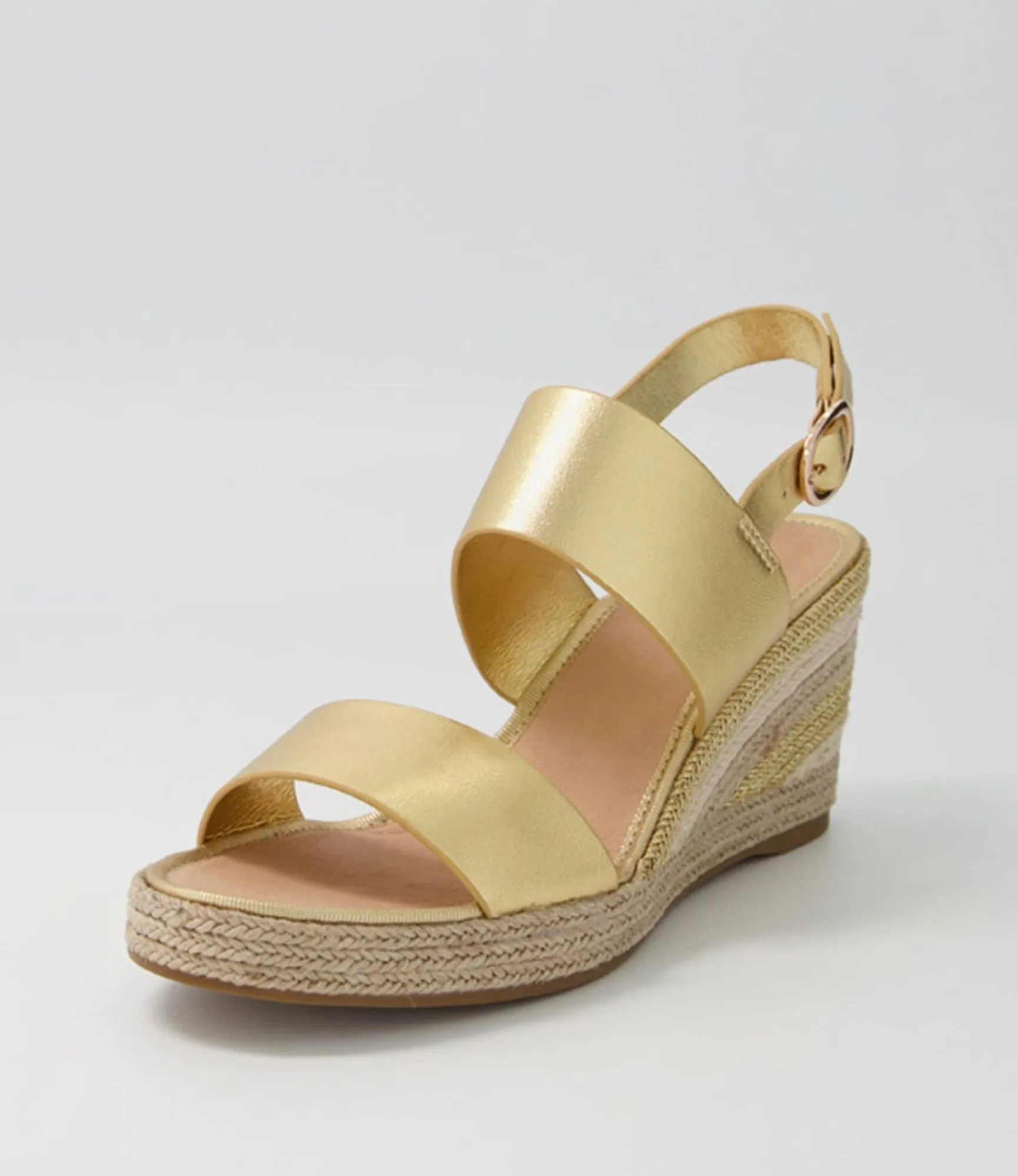 Flash Sale Midas Shoes Pamma Old Gold Gold Multi Leather Espadrilles