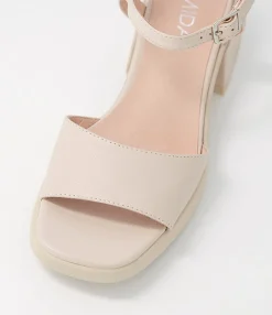 Cheap Midas Shoes Passion Nude Leather Sandals
