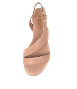 Shop Midas Shoes Peachy Cafe Leather