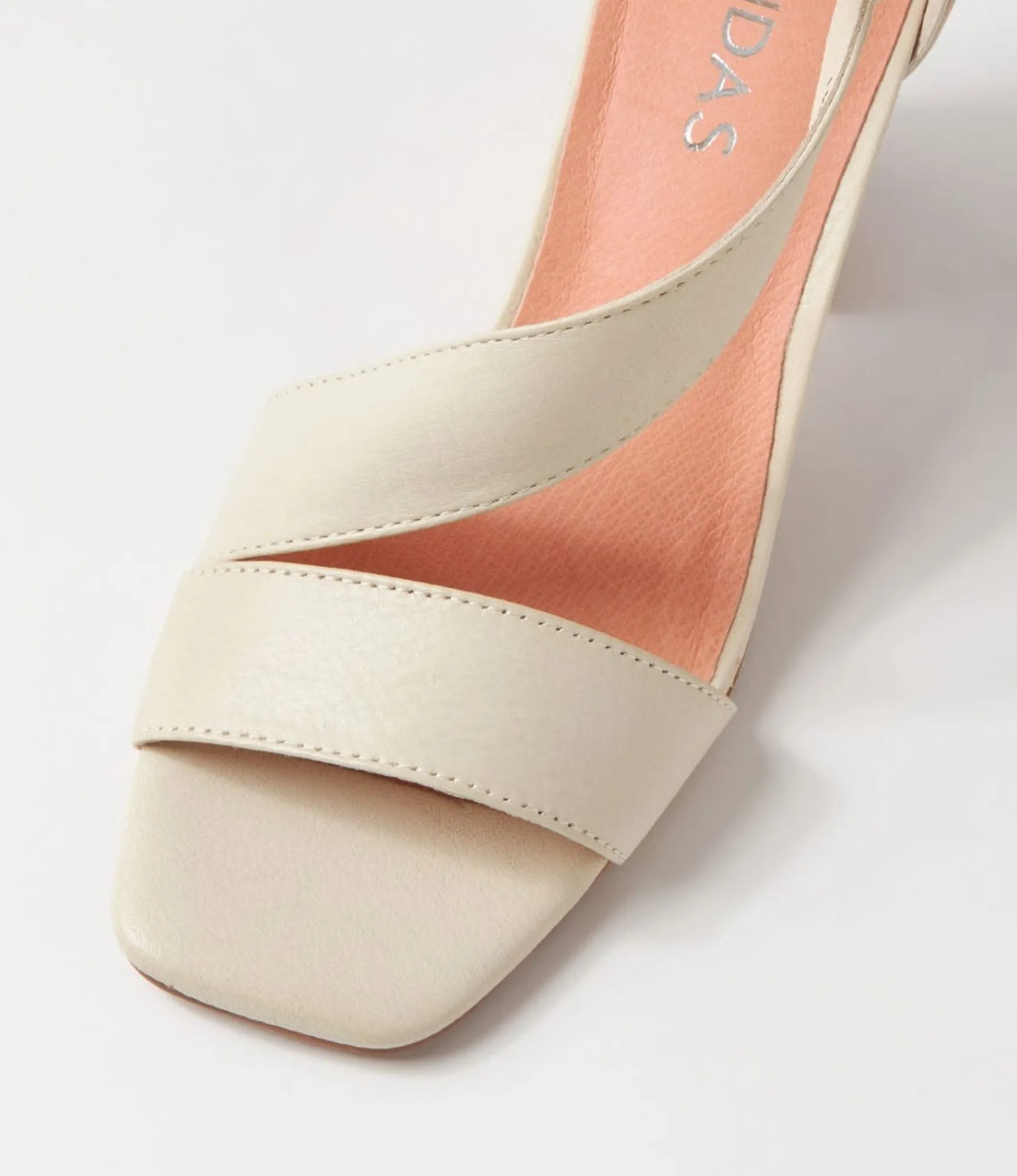 Outlet Midas Shoes Perra Milk Leather Sandals