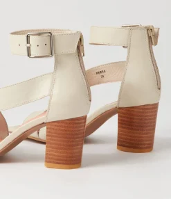 Outlet Midas Shoes Perra Milk Leather Sandals