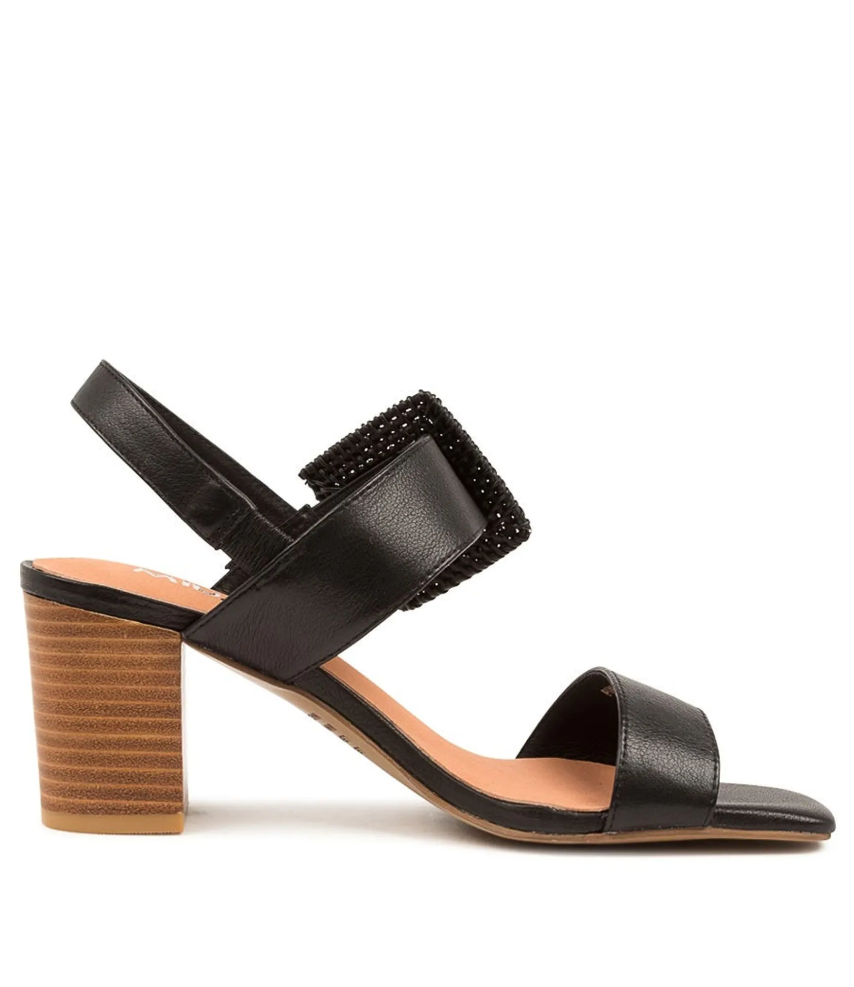 Clearance Midas Shoes Pina Black Leather