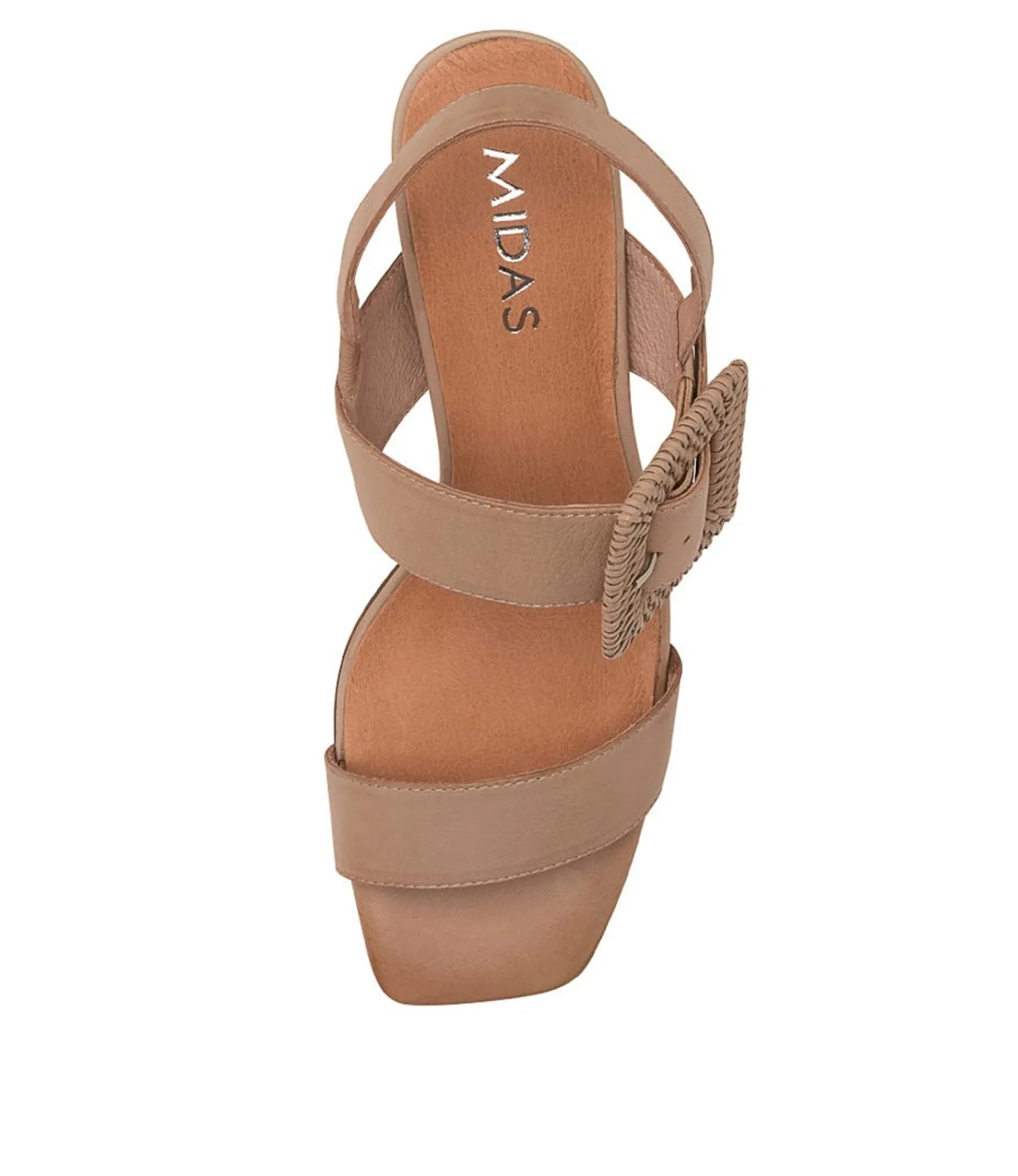 New Midas Shoes Pina Cafe Leather