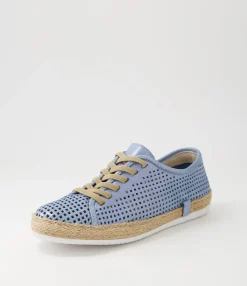 Flash Sale Midas Shoes Pinacle Metallic Sky Leather Sneakers