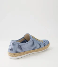 Flash Sale Midas Shoes Pinacle Metallic Sky Leather Sneakers