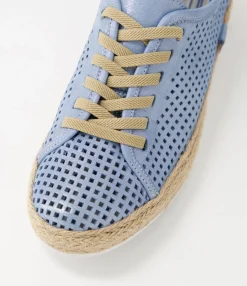 Flash Sale Midas Shoes Pinacle Metallic Sky Leather Sneakers