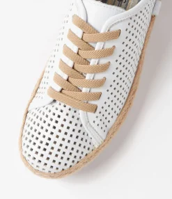 Hot Midas Shoes Pinacle White Leather Sneakers