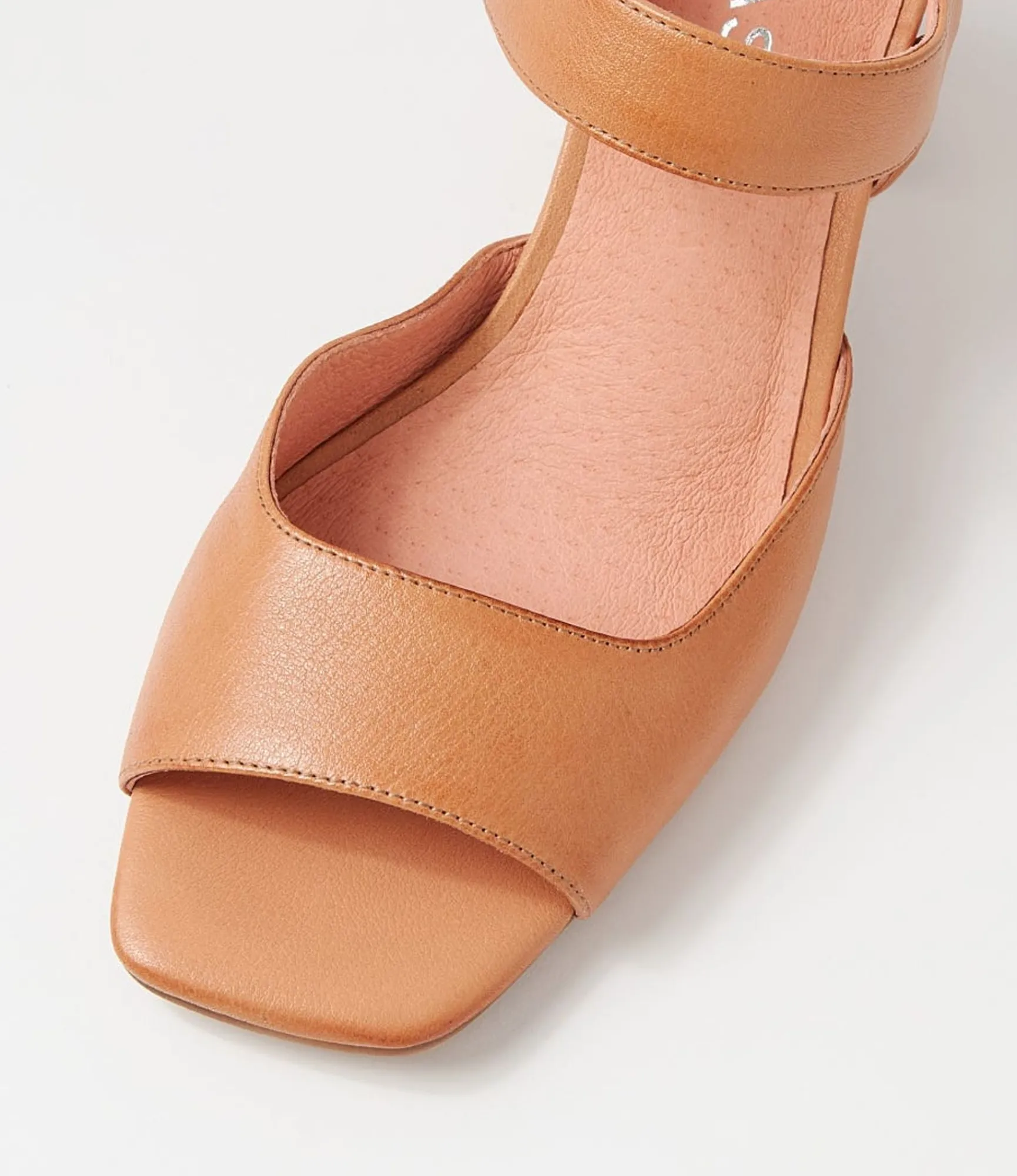 Clearance Midas Shoes Pipa Dark Tan Leather Sandals