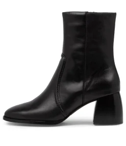Sale Midas Shoes Pixi Black Leather Ankle Boots Bh
