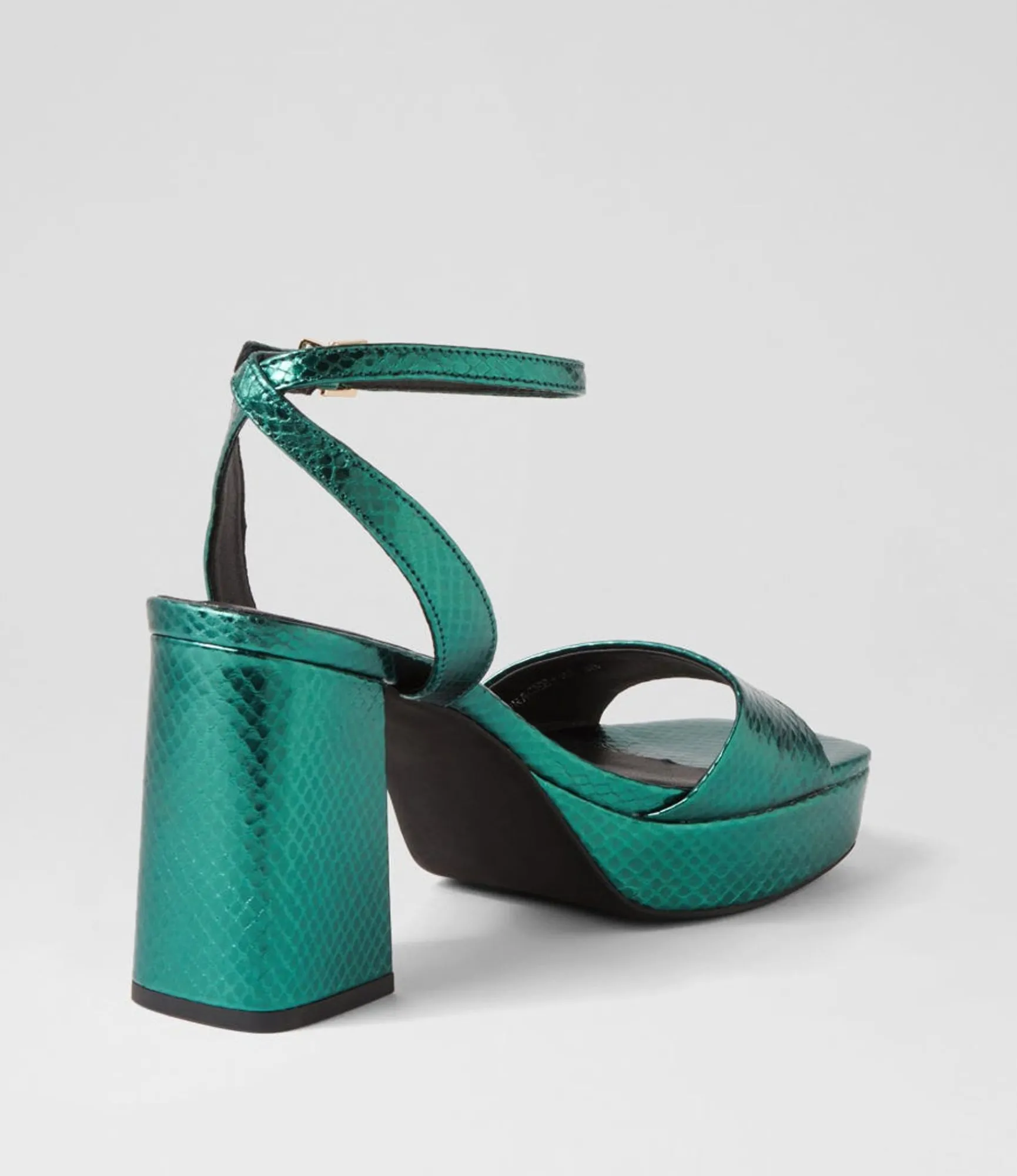 Flash Sale Midas Shoes Pracee Forest Metallic Snake Sandals