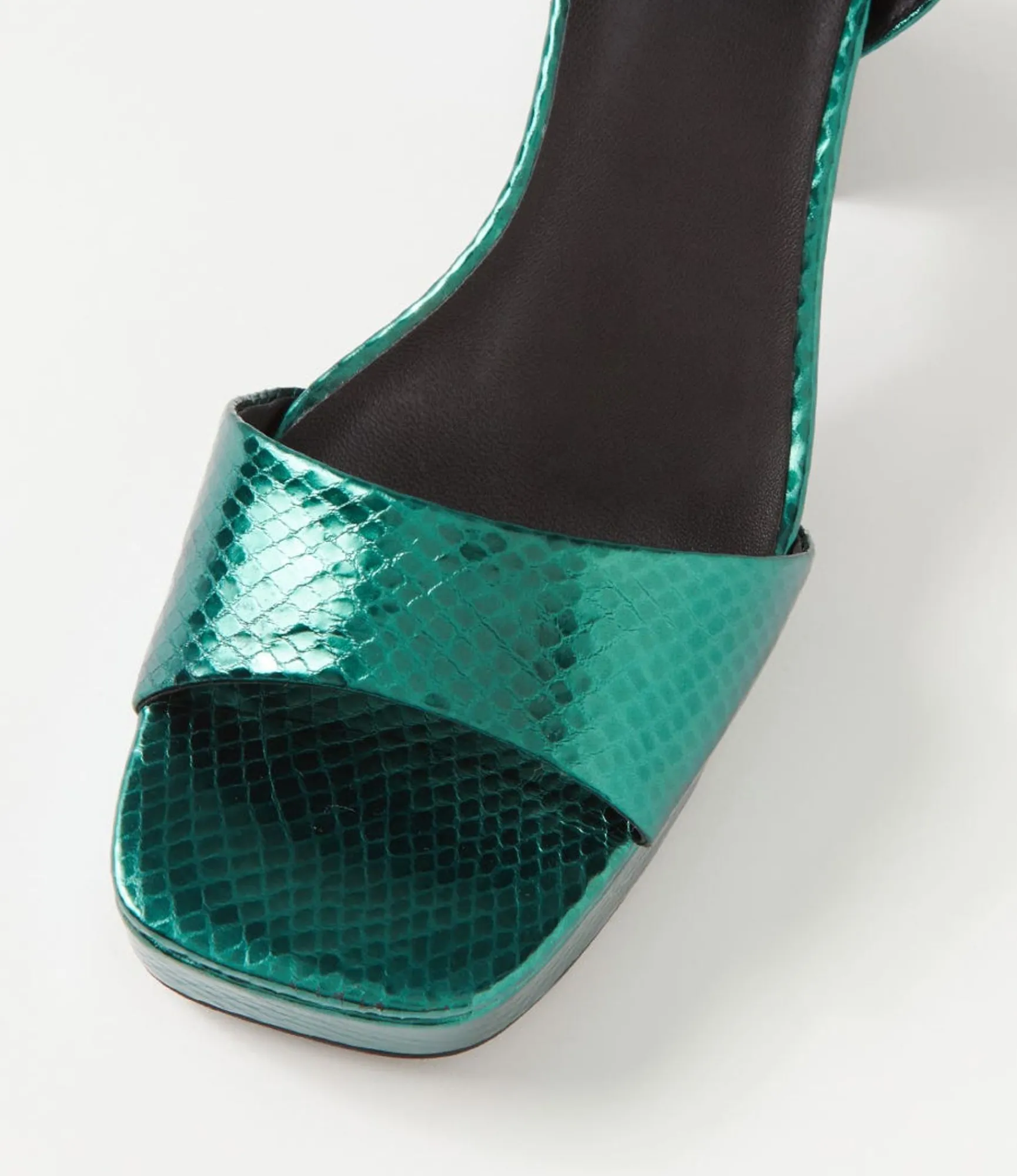 Flash Sale Midas Shoes Pracee Forest Metallic Snake Sandals