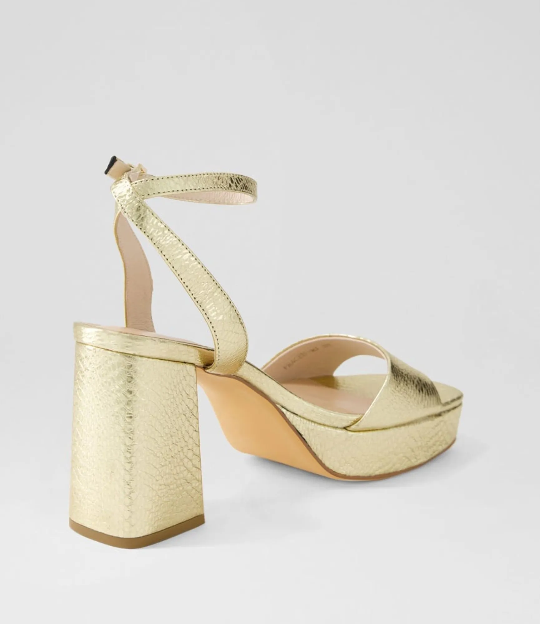 Fashion Midas Shoes Pracee Gold Snake Sandals