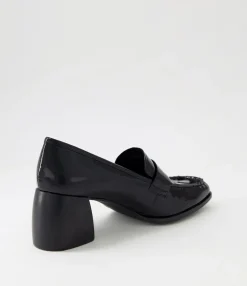 Hot Midas Shoes Preemar Black Patent Leather Heels