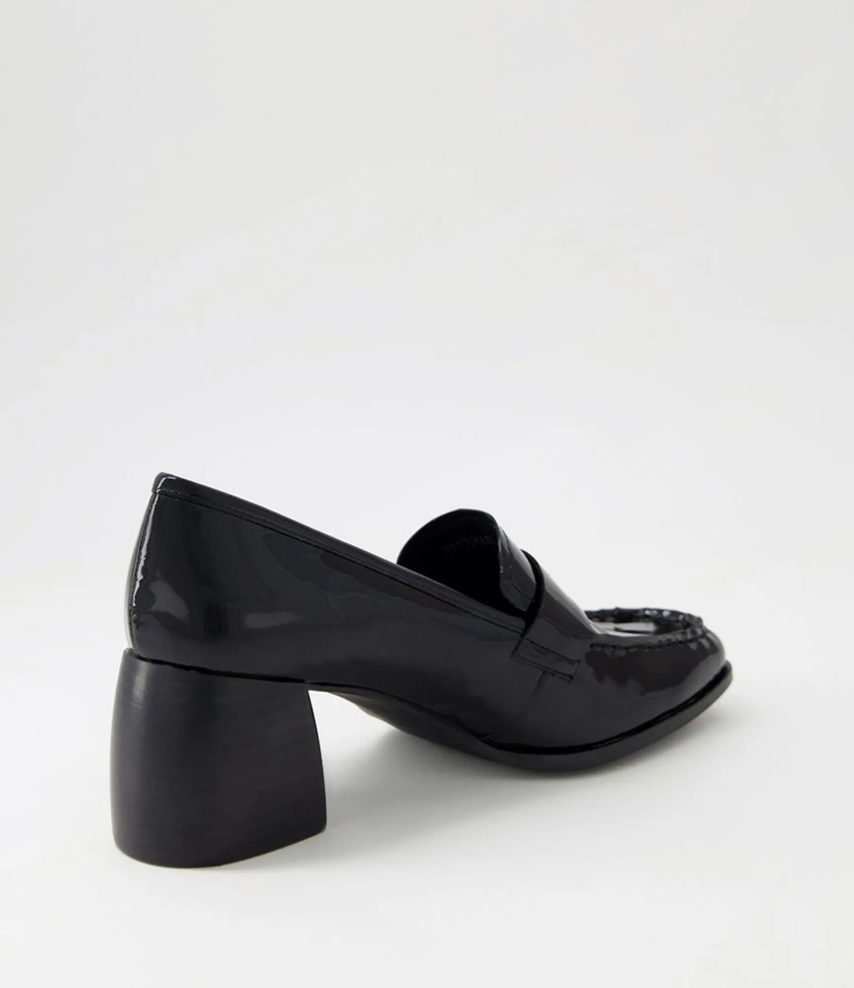 Hot Midas Shoes Preemar Black Patent Leather Heels