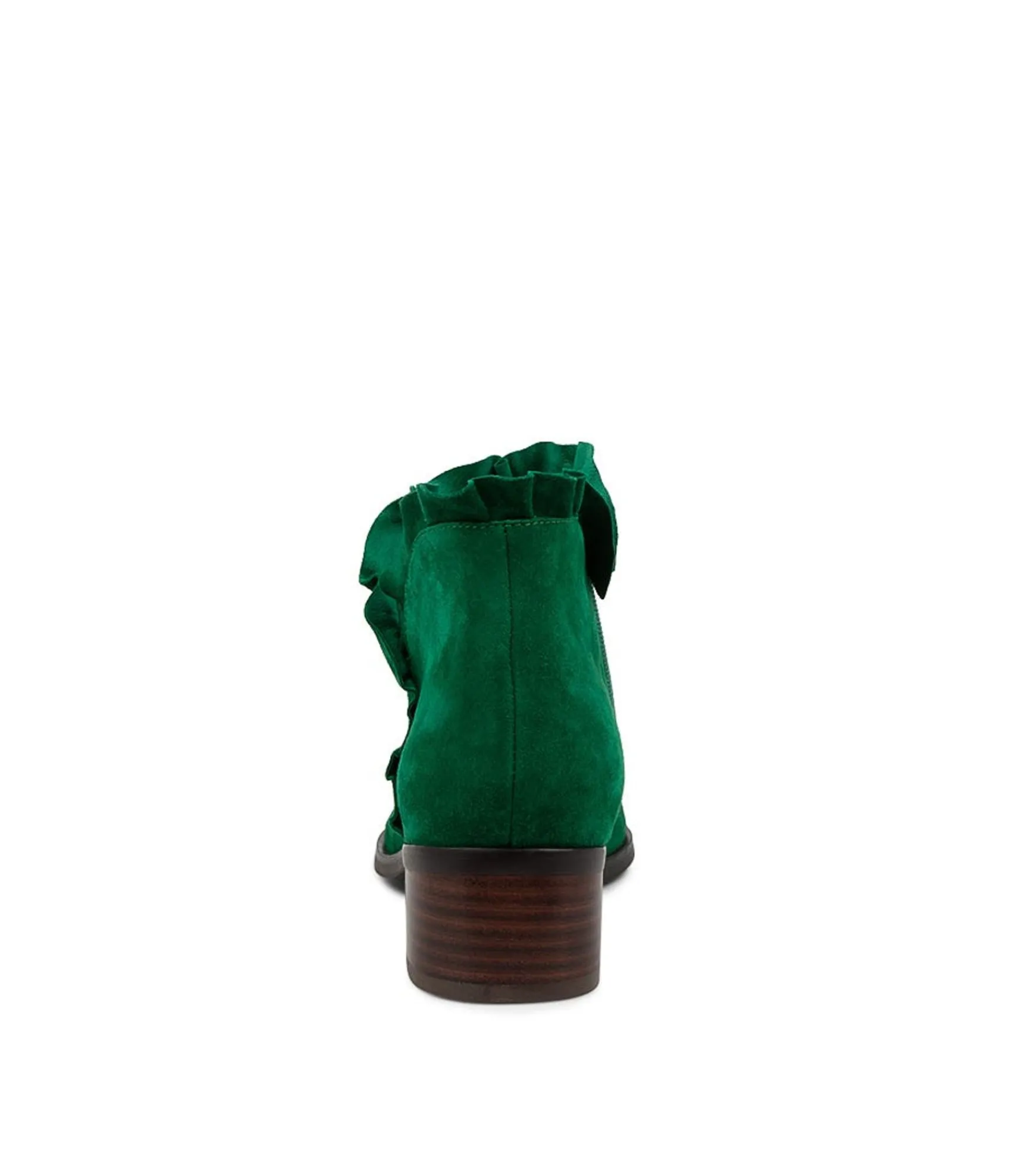 Cheap Midas Shoes Pretti Dark Emerald Suede Ankle Boots