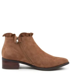 Hot Midas Shoes Pretti Lt Choc Suede