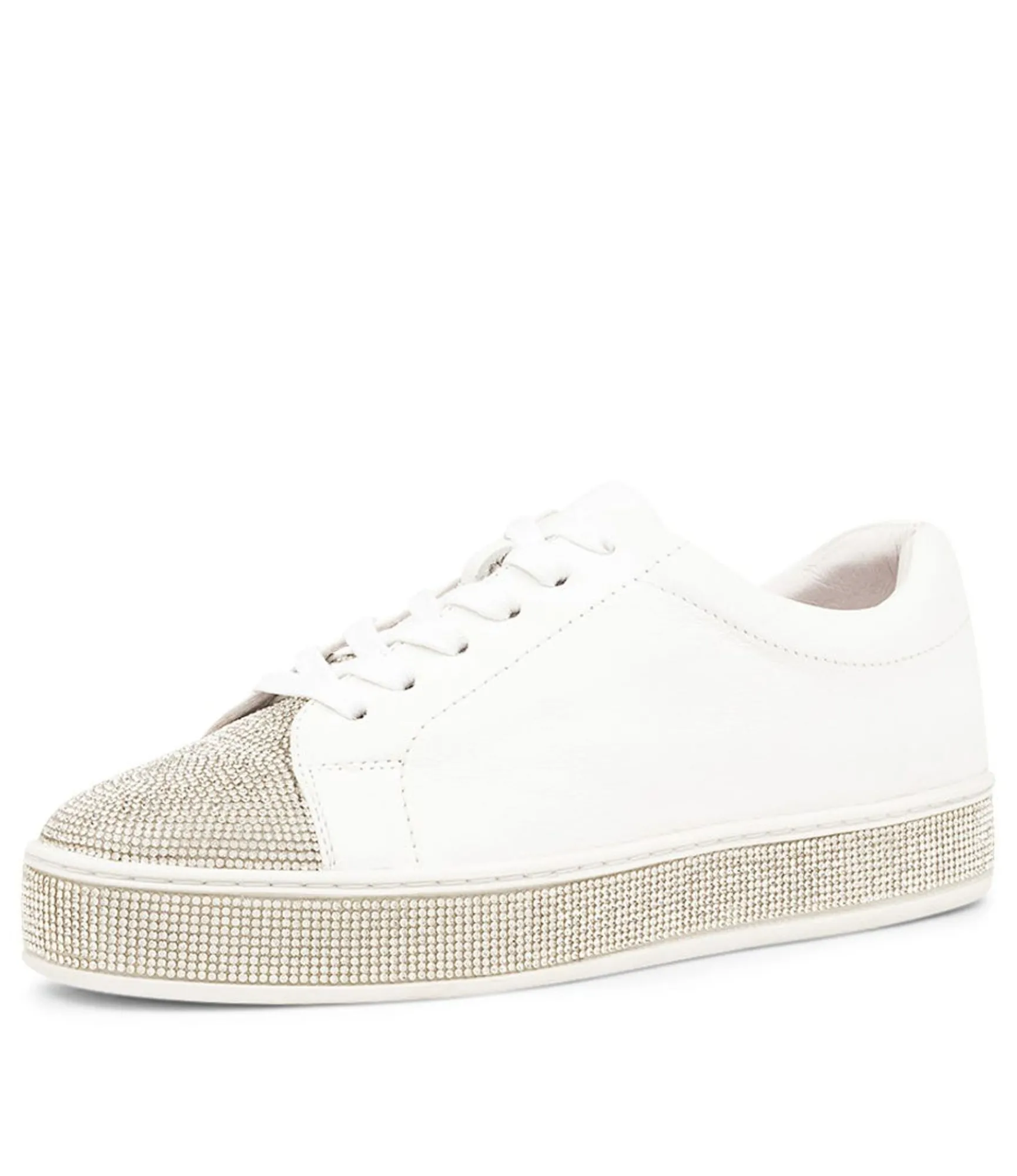 Online Midas Shoes Purest White Leather