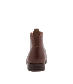 Clearance Midas Shoes Queenie Choc Leather Ankle Boots
