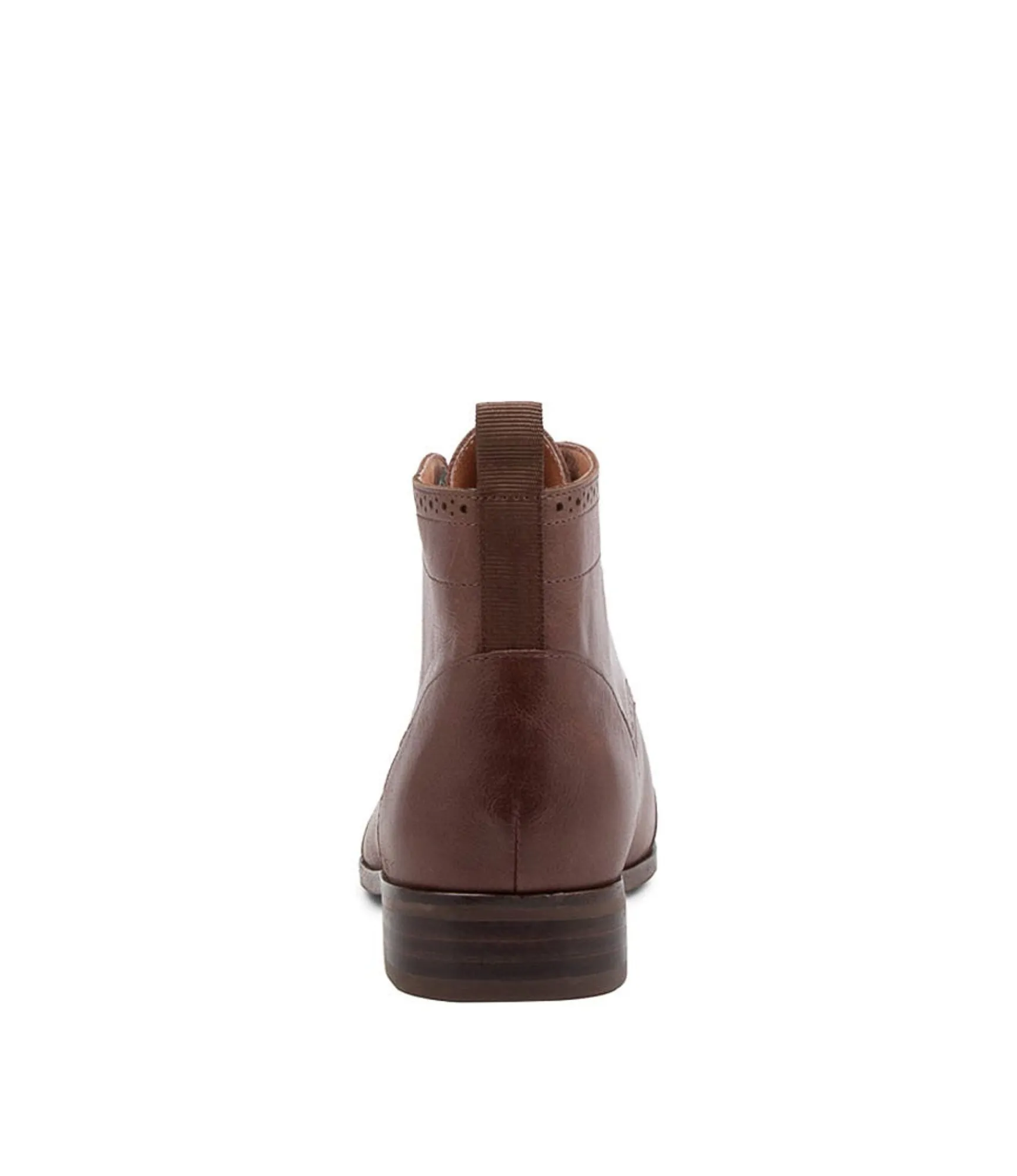 Clearance Midas Shoes Queenie Choc Leather Ankle Boots
