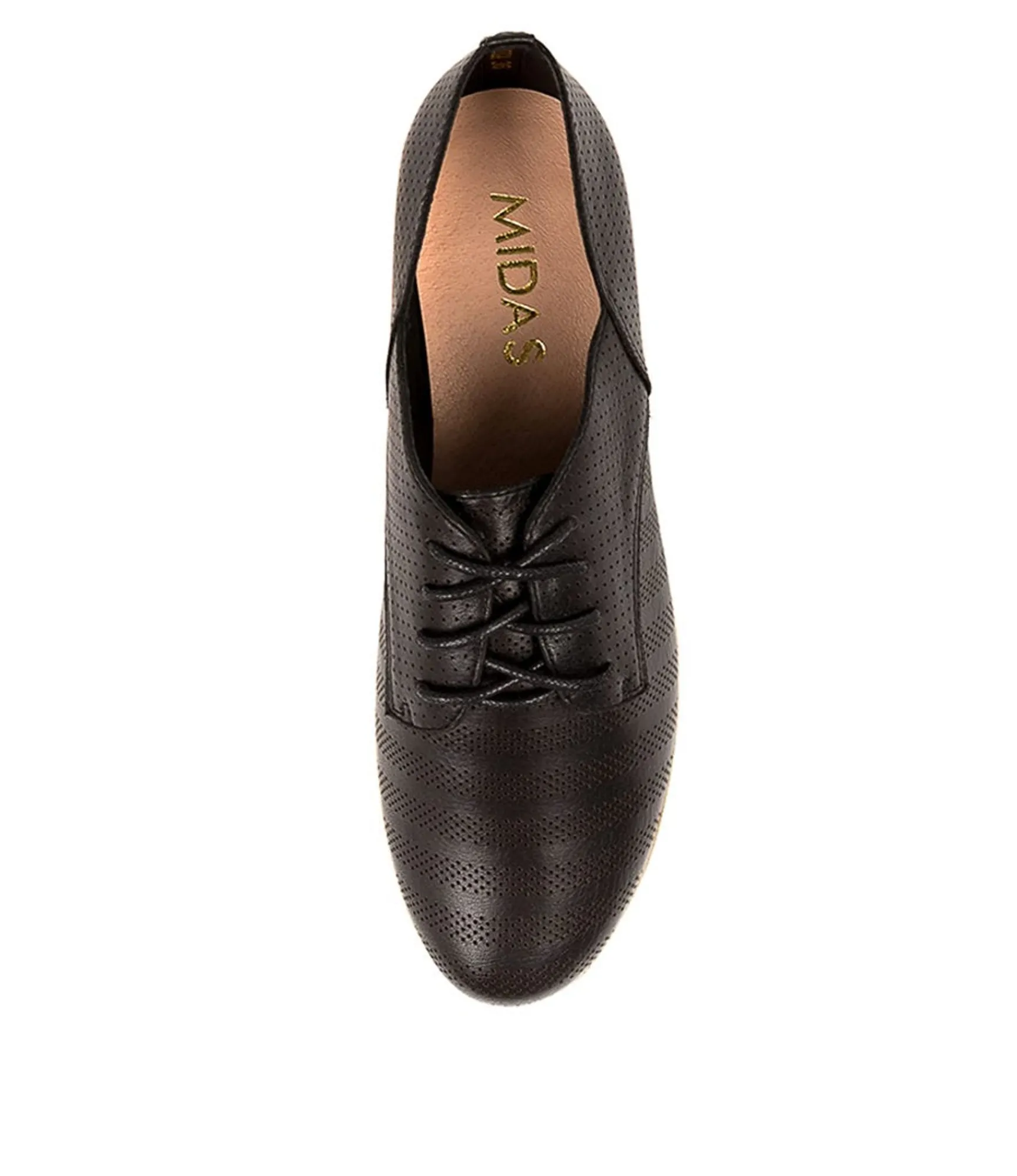 Online Midas Shoes Queka Black Leather