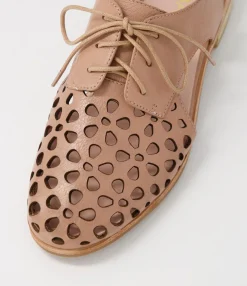 Flash Sale Midas Shoes Quietly Latte Leather Flat Shoes