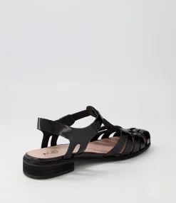 Hot Midas Shoes Quilted Black Patent Leather Flat Shoes