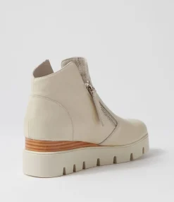 Best Midas Shoes Radeo Almond Leather Ankle Boots
