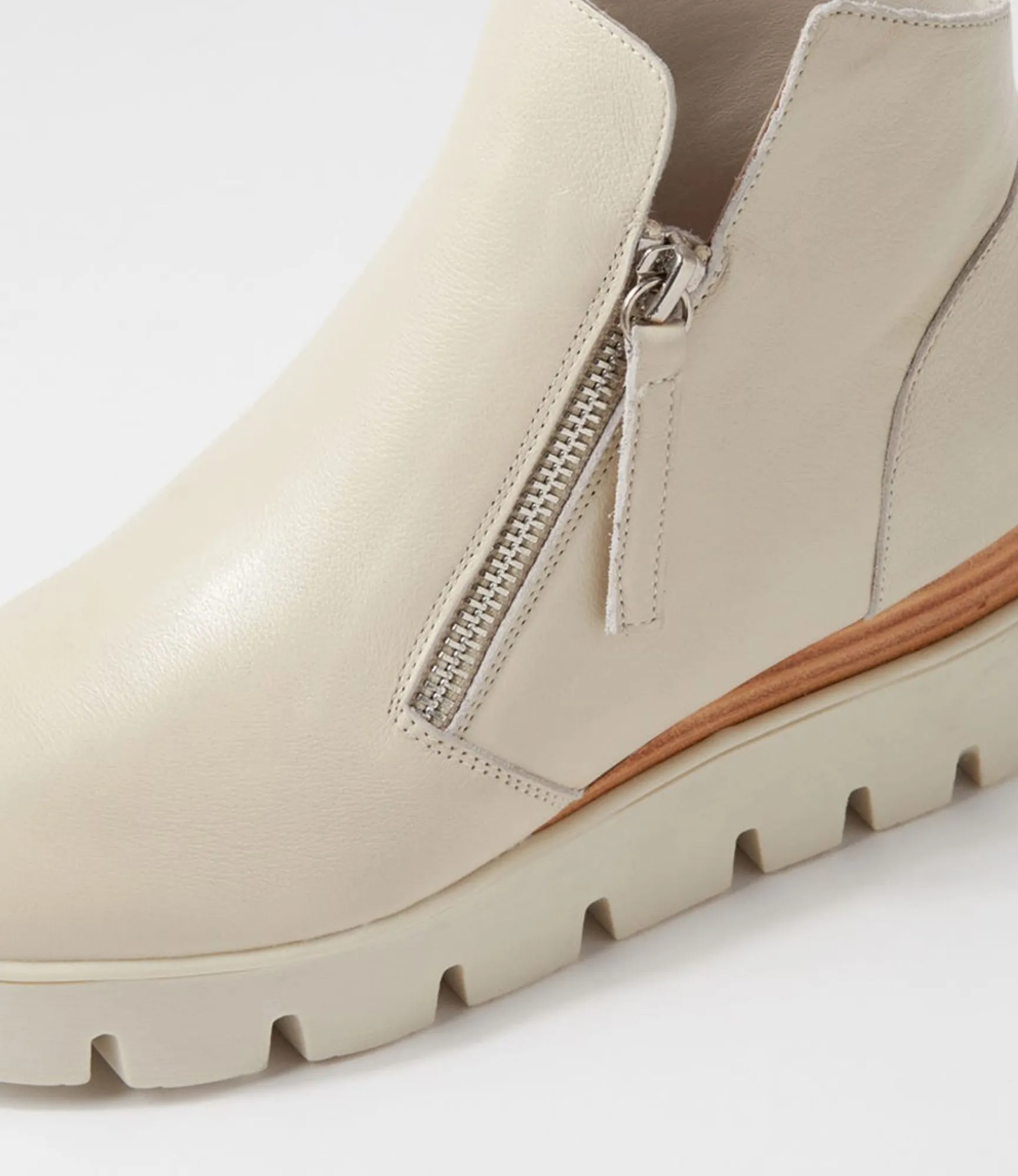 Best Midas Shoes Radeo Almond Leather Ankle Boots