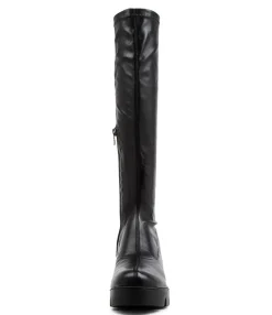 Store Midas Shoes Rasha Black Stretch Knee High Boots