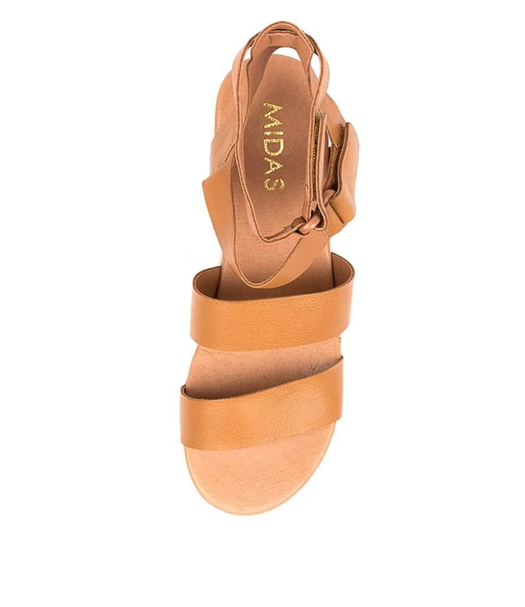 Cheap Midas Shoes Rea Dk Tan Leather