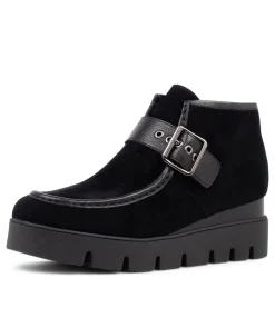 Cheap Midas Shoes Reeces Black Suede Ankle Boots
