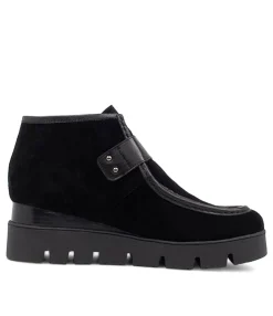 Cheap Midas Shoes Reeces Black Suede Ankle Boots