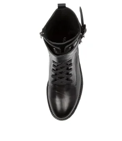 Shop Midas Shoes Riddle Black Leather