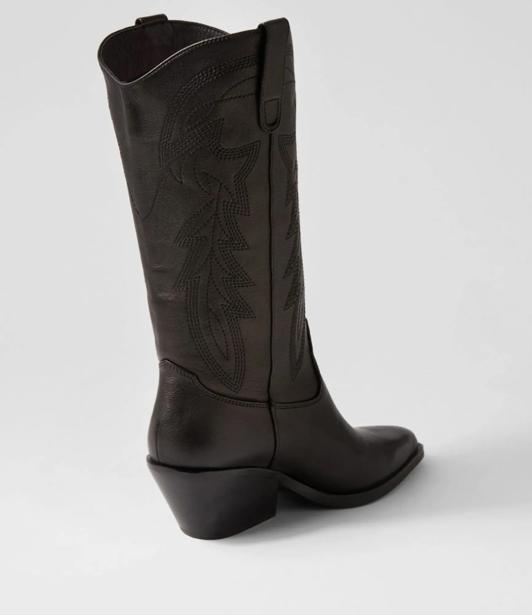 Cheap Midas Shoes Riders Black Leather Knee High Boots
