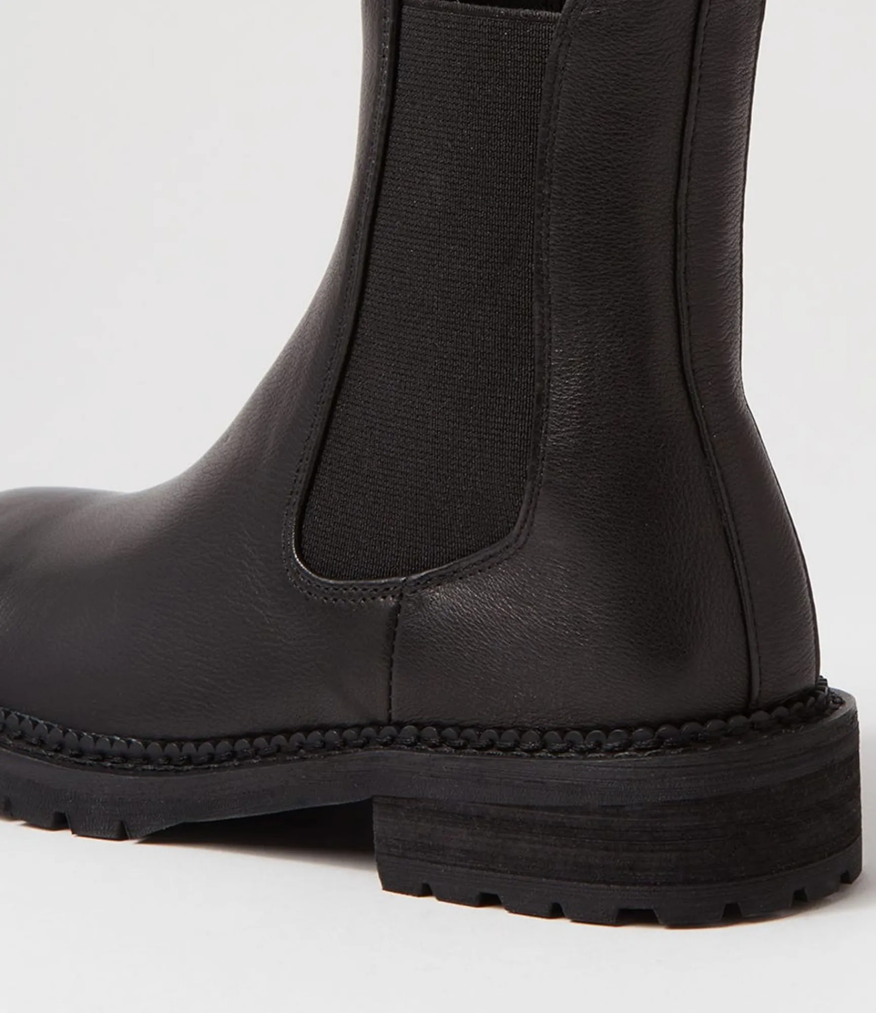 Shop Midas Shoes Rokkie Black Leather Chelsea Boots
