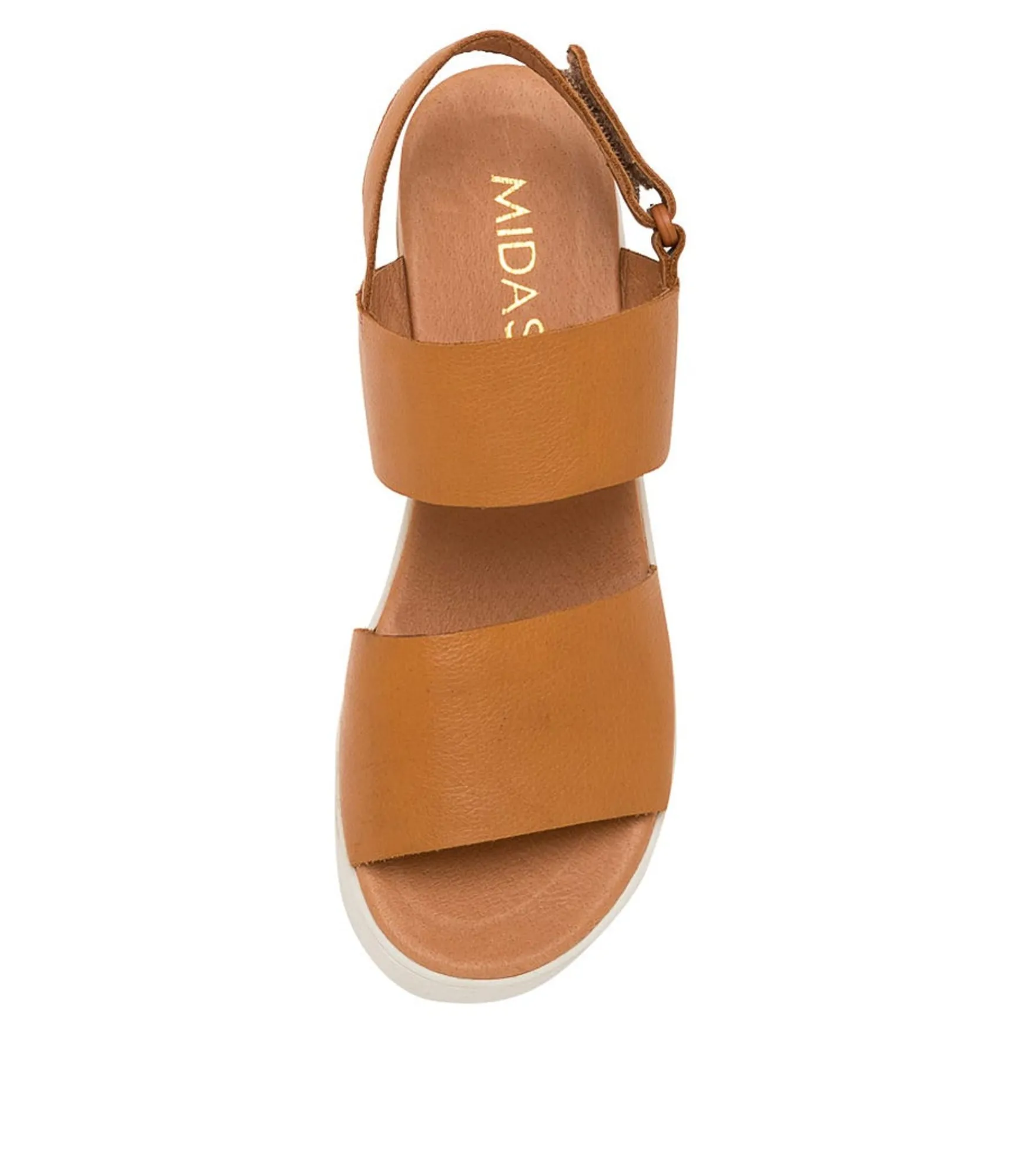 Cheap Midas Shoes Runa Dk Tan Leather