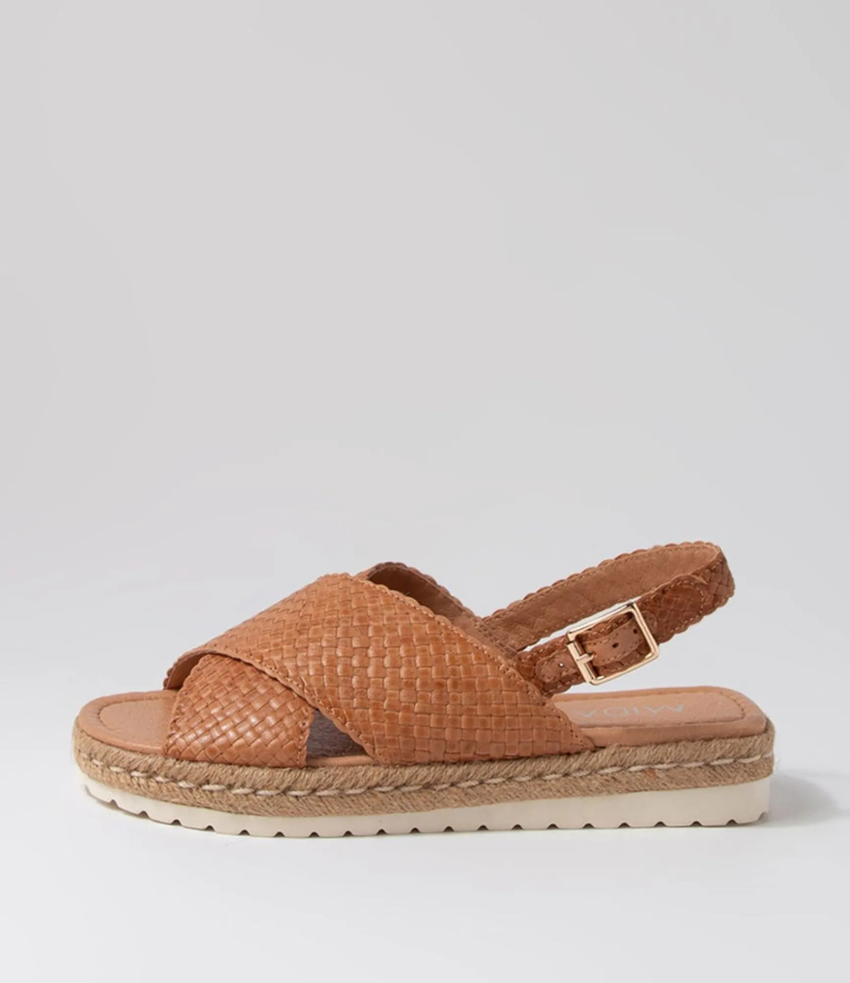 Fashion Midas Shoes Sabbas Tan Weave Sandals